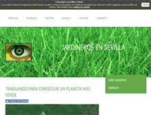 Tablet Screenshot of jardinerosensevilla.net